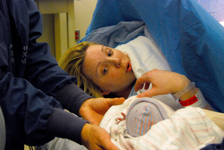 Liz Logelin Gives Birth to Madeline - Pregnancy Blog
