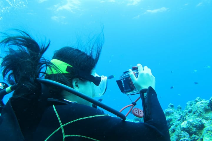 Girl Scuba Diving - Lost at Sea