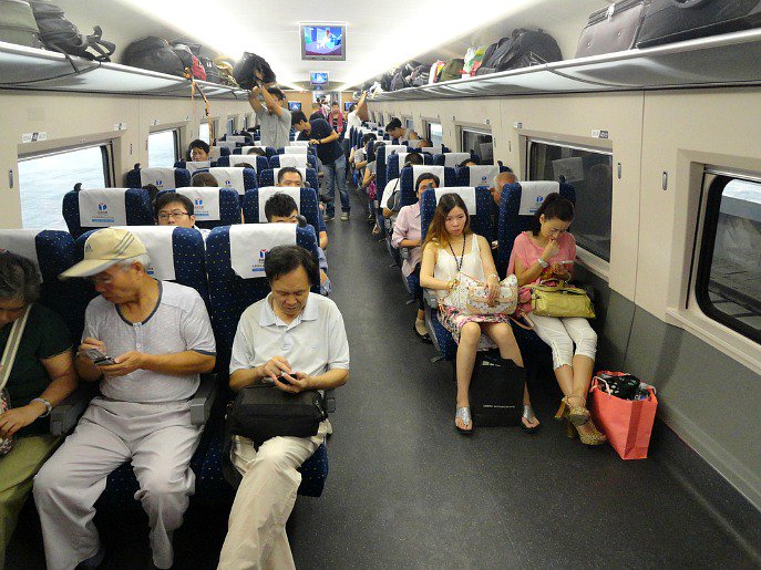 Image result for empty seat train china