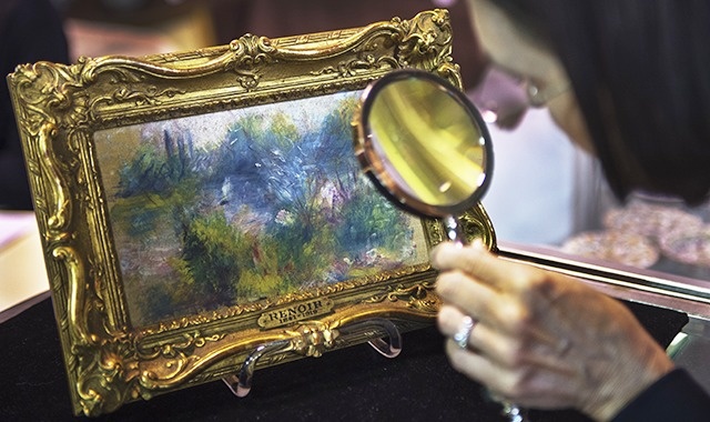 Pierre-Auguste Renoir’s “Paysage Bords de Seine”: $100,000
