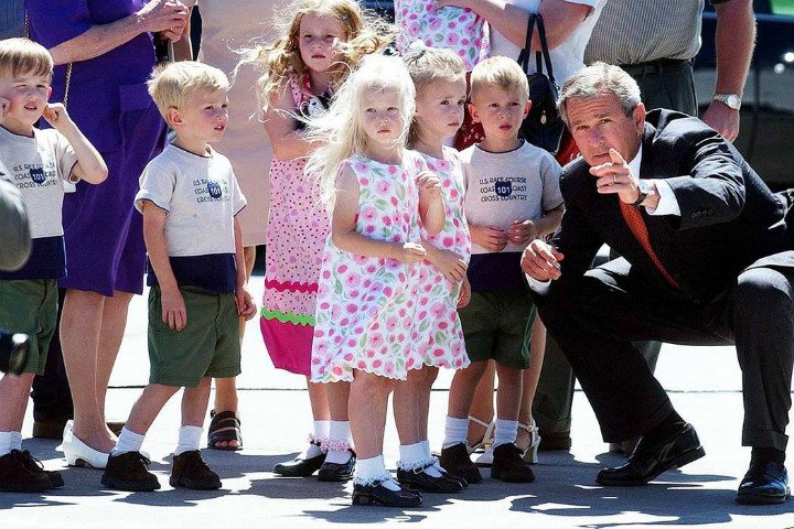 mccaughey septuplets - george bush