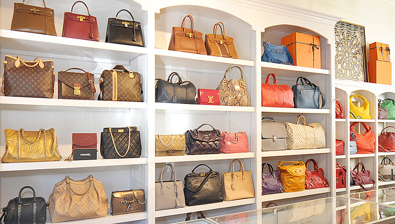 Image result for designer handbags showroom