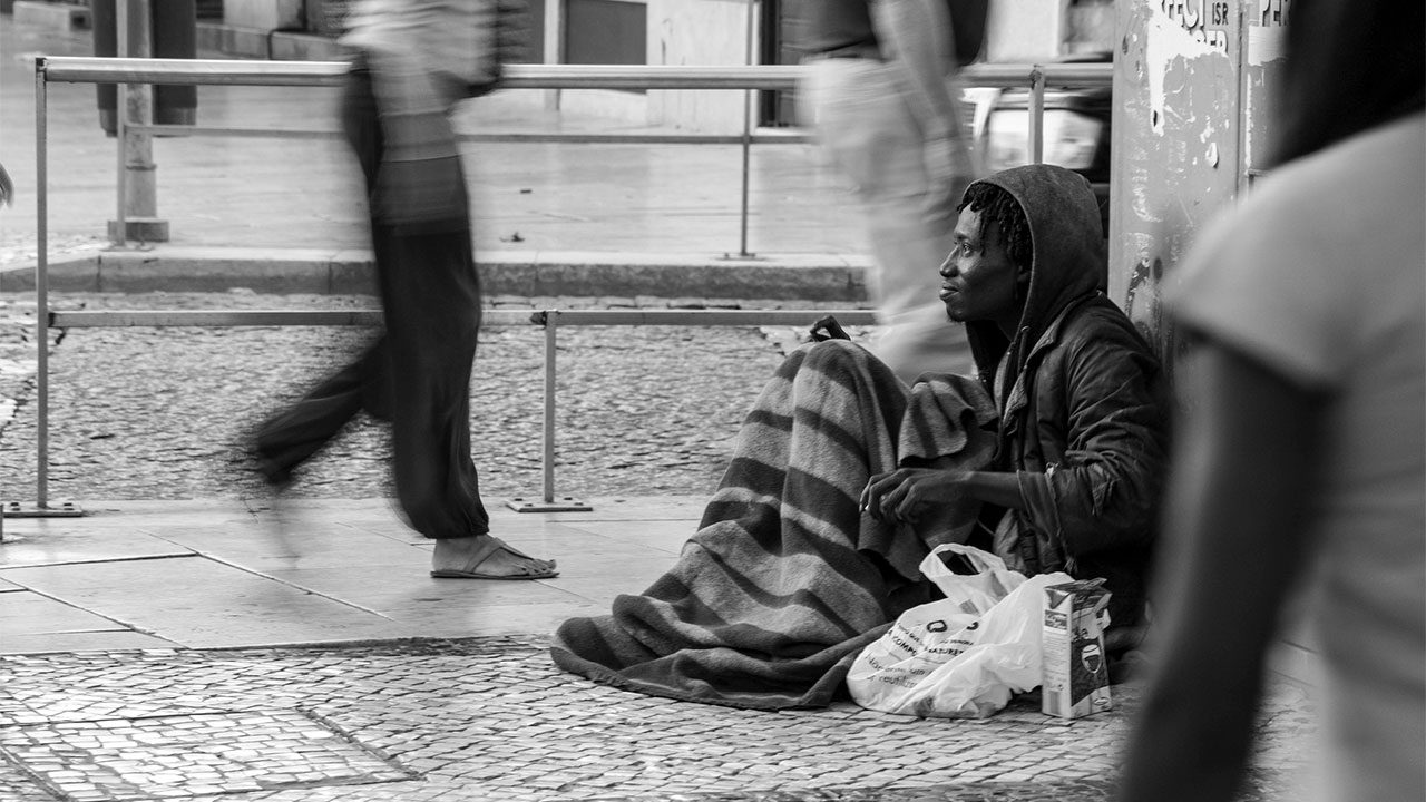Image result for a black homeless