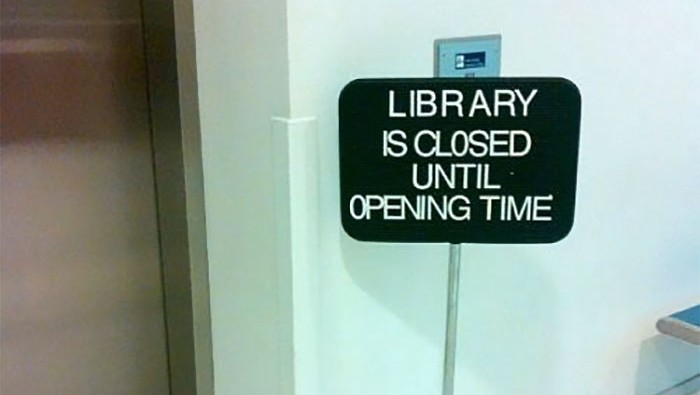 19-library-is-closed