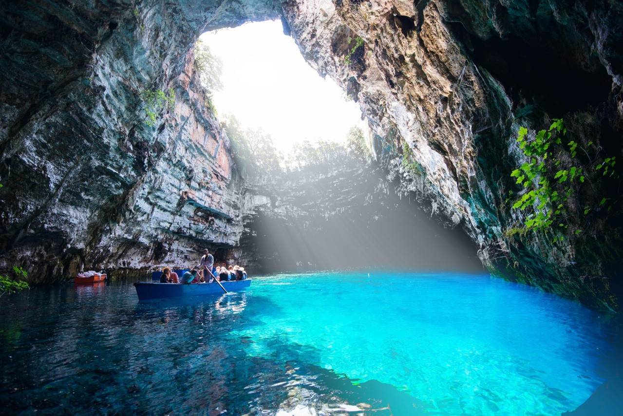 Image result for melissani cave